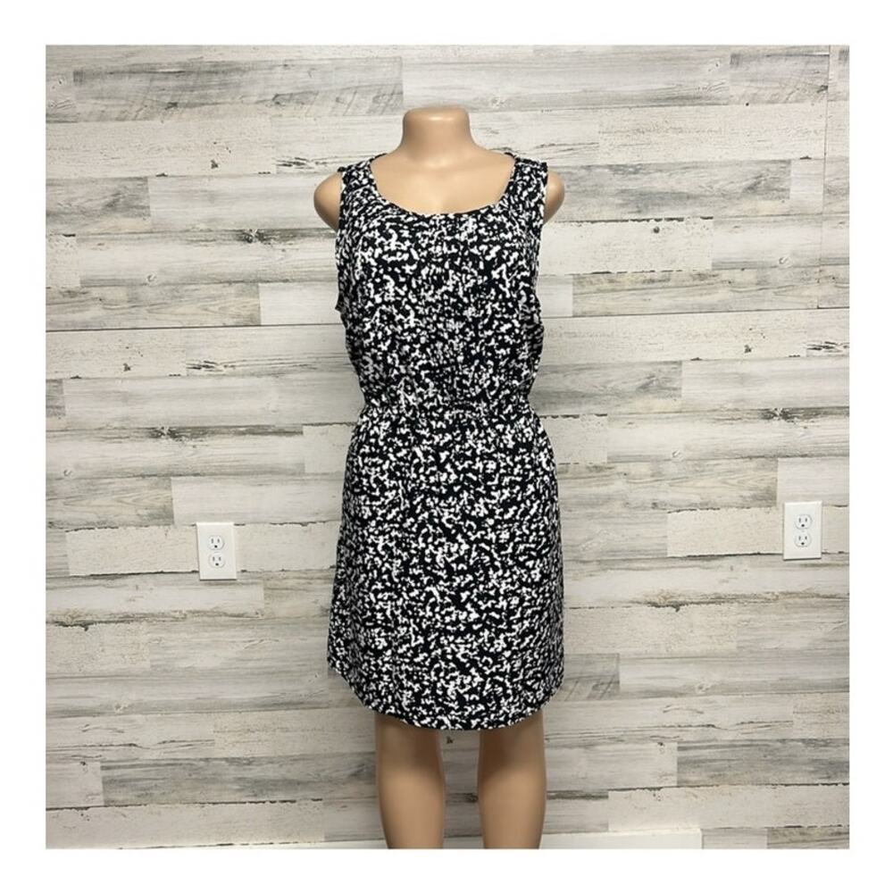 MNG By Mango Lightweight Sleeveless Abstract Print Dress Size 12 Large